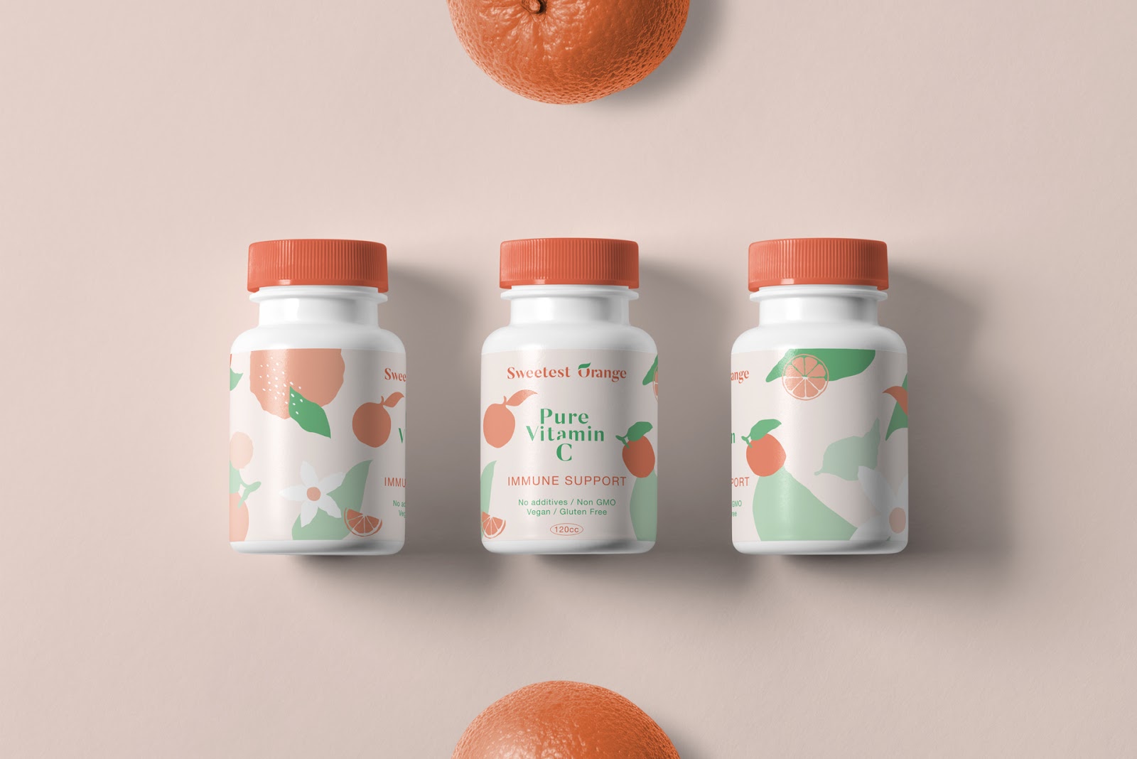 維生素C補充劑包裝設(shè)計(圖1)