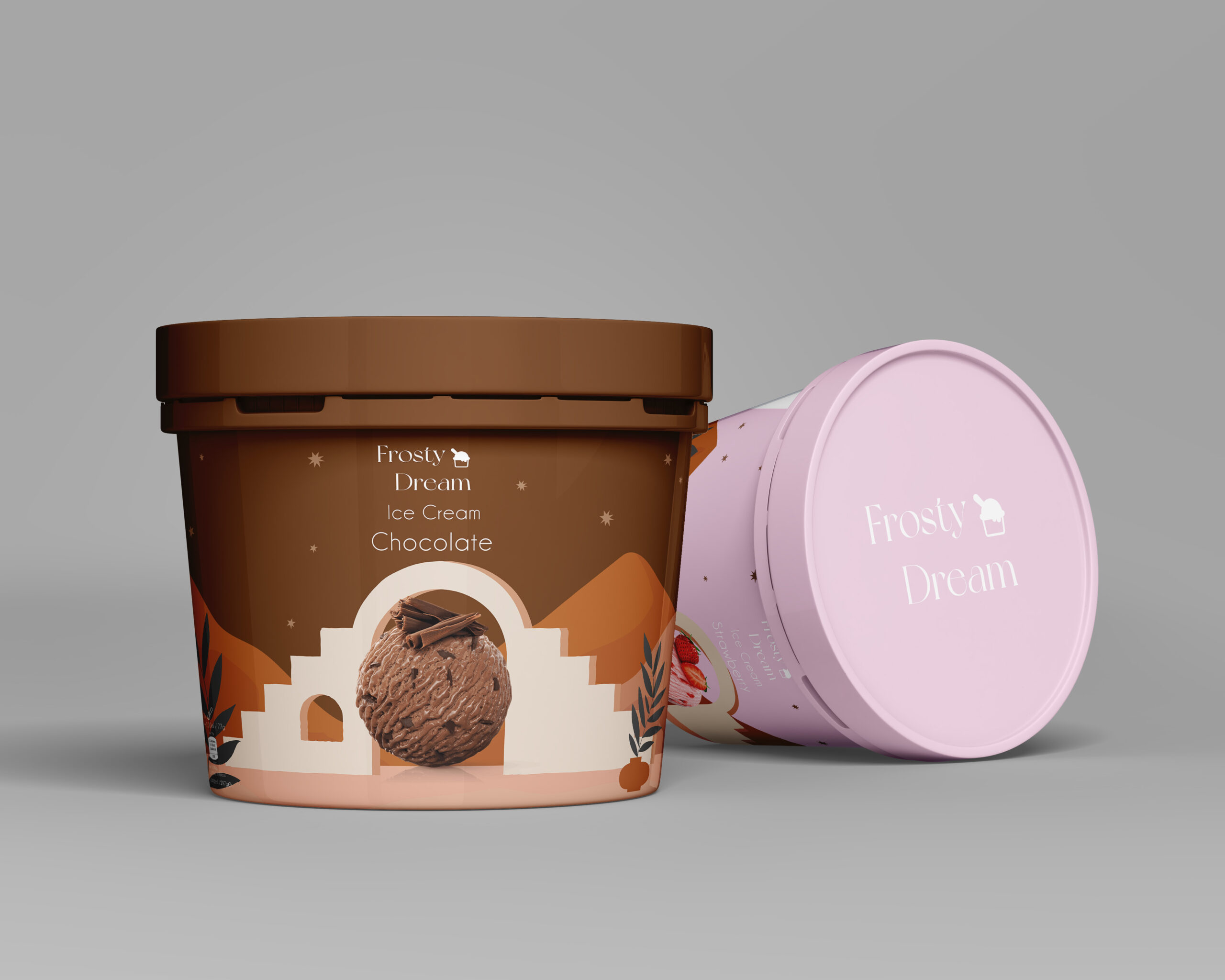 意大利冰淇淋甜品包裝設(shè)計這樣做(圖1)