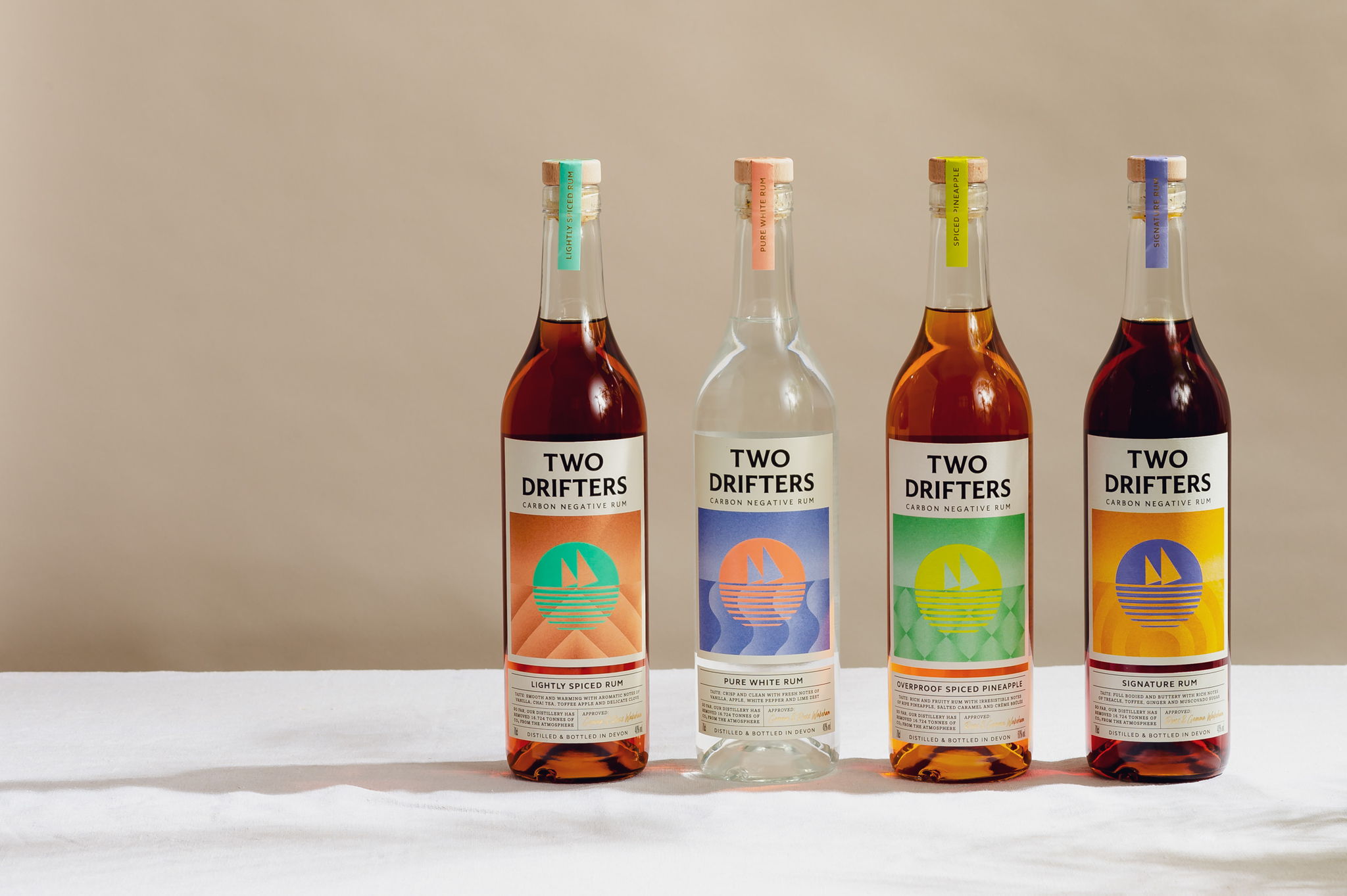 ?Two Drifters朗姆酒創(chuàng)意包裝設計參考(圖1)