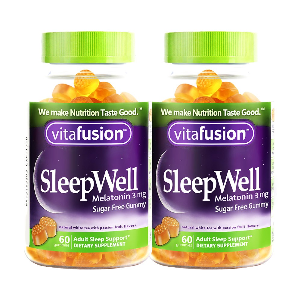 vitafusion SleepWell 褪黑素軟糖 60粒*2瓶保健產(chǎn)品包裝創(chuàng)意設(shè)計(jì)欣賞(圖1)