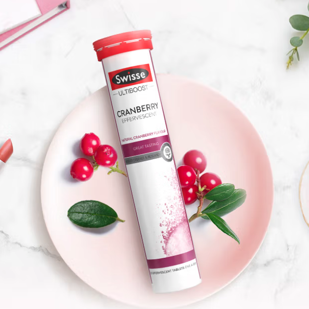 Swisse 斯維詩(shī) 蔓越莓泡騰片 20片*3支保健產(chǎn)品包裝創(chuàng)意設(shè)計(jì)欣賞(圖5)