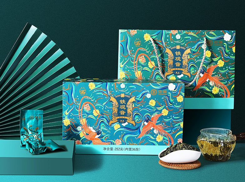 鐵觀音茶葉禮盒包裝設(shè)計(jì)作品欣賞(圖1) 鐵觀音茶葉禮盒包裝設(shè)計(jì)作品欣賞(圖1)