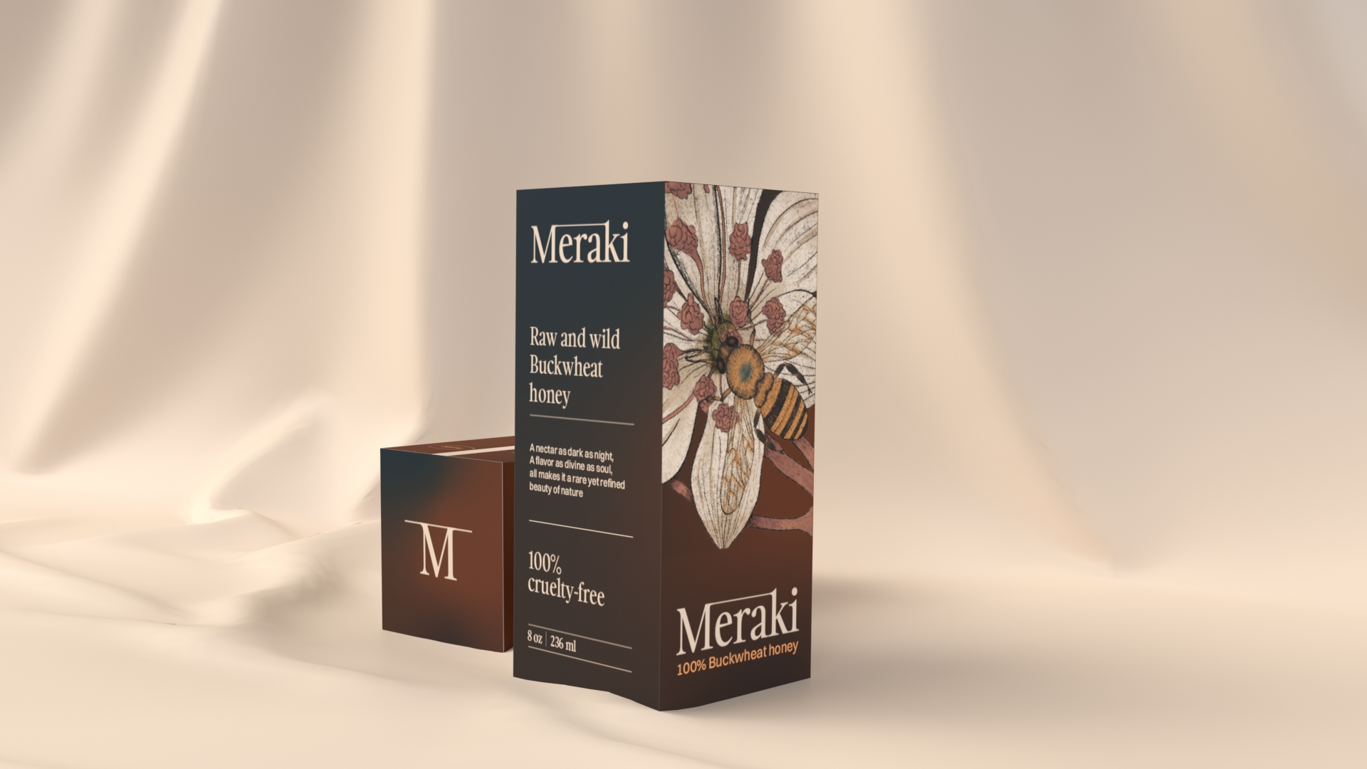 野生蜂蜜品牌包裝設(shè)計欣賞(圖1)