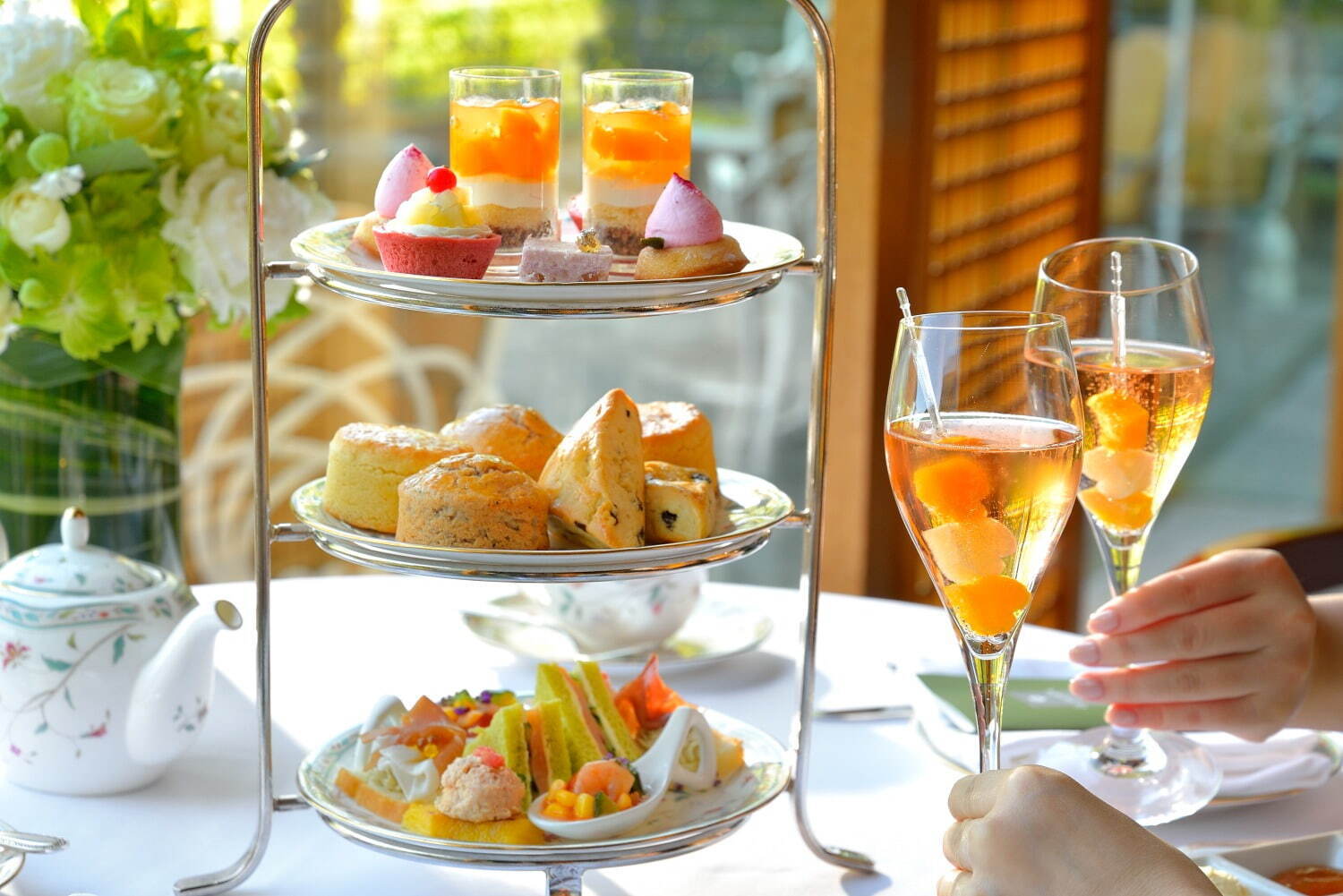 東京椿山莊酒店的“桃子下午茶”(圖1) 東京椿山莊酒店的“桃子下午茶”(圖1)