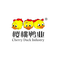 櫻桃鴨品牌logo與產(chǎn)品包裝設(shè)計(jì)欣賞(圖1)