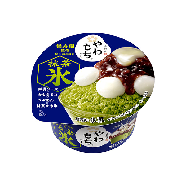 雪糕冰淇淋抹茶冰井村屋食品飲料包裝設(shè)計(jì)(圖1)