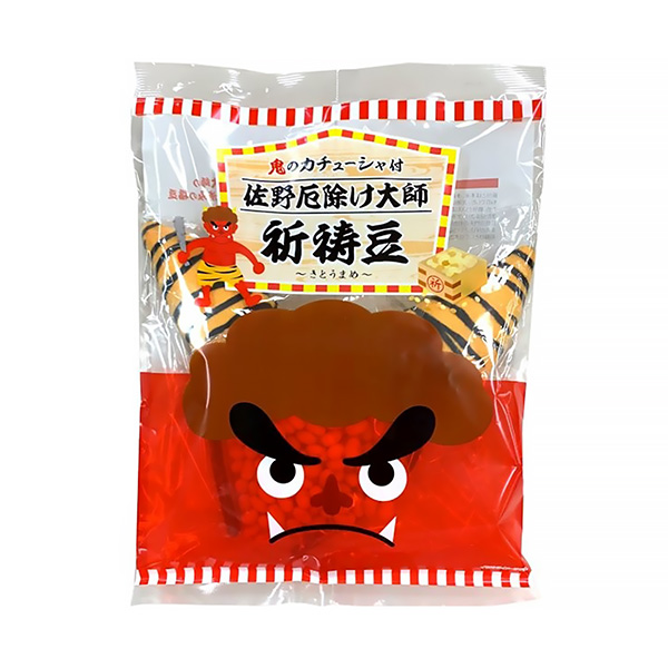 鬼的發(fā)箍佐野消災(zāi)大師祈禱豆食品飲料包裝設(shè)計(圖1)