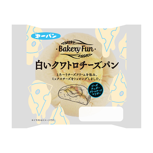 白色的夸特干酪面包第一屋制面包食品飲料包裝設(shè)計(jì)(圖1)