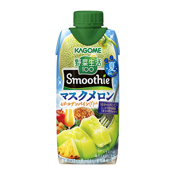 包裝設(shè)計(jì)欣賞蔬菜生活100 Smoothie ＜面膜甜瓜&金蛋Mix ＞ (可果美) (圖1)