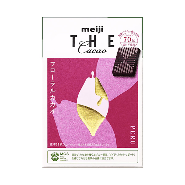 包裝設(shè)計欣賞明治可可＜花香可可＞ (明治) (圖1)